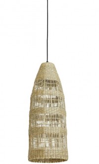 Lampa wisząca z plecionym kloszem Latika 20x42