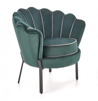 Velvetowy fotel w stylu glamour Angelo