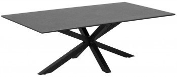 Designerski stolik z ceramicznym blatem Heaven czarny marmur