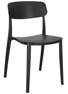 Plastikowe krzesło bez podłokietników do domu i kawiarni Nopie