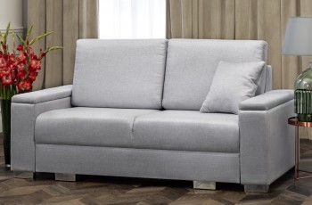 Rozkładana sofa pokojowa z poduszkami Lora 2 os.
