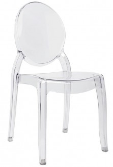 Designerskie krzesło z poliwęglanu Elizabeth
