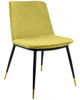 Welurowe krzesło bez podłokietników Diego kolorowe