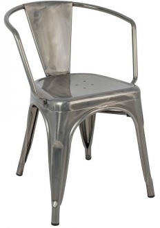 Loftowe krzesło z podłokietnikami Tower Arm z metalu
