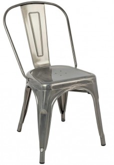 Loftowe krzesło bez podłokietników Tower z metalu
