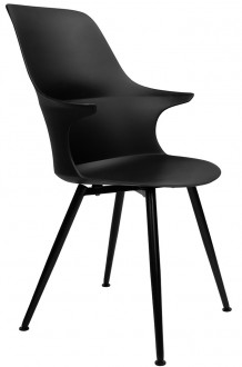 Designerskie krzesło z tworzywa do jadalni i kawiarni Brazo High