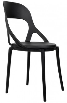 Plastikowe krzesło do jadalni i kawiarni Form