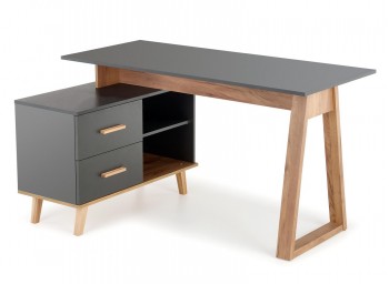 Nowoczesne biurko z możliwością modyfikacji kształtu Sergio XL