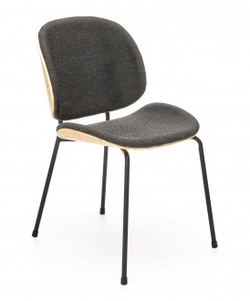 Krzesło z tkaniny i sklejki giętej K467