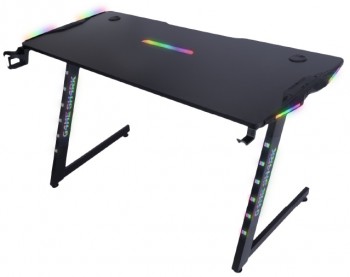 Gamingowe biurko z kolorowym oświetleniem Zone