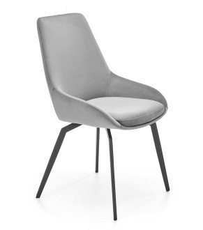 Eleganckie krzesło do jadalni z tkaniny welurowej K479