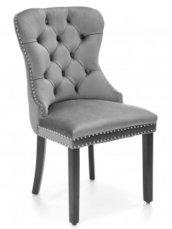 Pikowane velvetowe krzesło z pinezkami Miya
