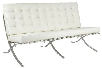 Trzyosobowa sofa ze skóry naturalnej Barcelon