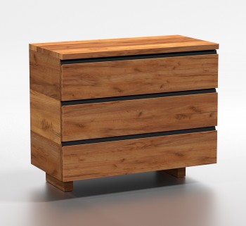 Drewniana dębowa komoda z szufladami Vince