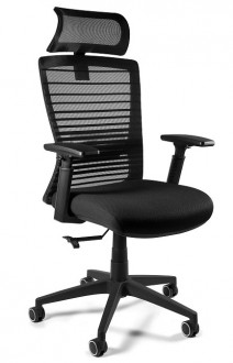 Ergonomiczne krzesło biurowe z siatki Exeter
