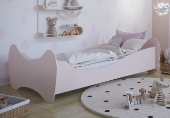 Kolorowe łóżko dziecięce Lilly z materacem