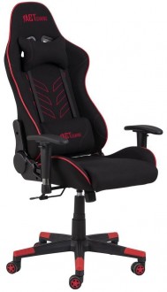 Obrotowe krzesło gamingowe z regulacjami Alpha czarny/czerwony