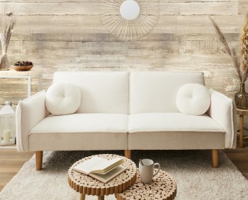 Rozkładana sofa do salonu w stylu skandynawskim Boghena
