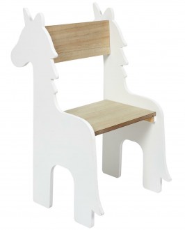 Krzesło dla dziewczynki Unicorn w kształcie jednorożca