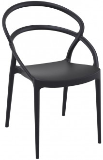 Krzesło z tworzywa Pia do kawiarni i ogrodu