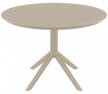 Okrągły stół do kawiarni z tworzywa Sky Table fi 105