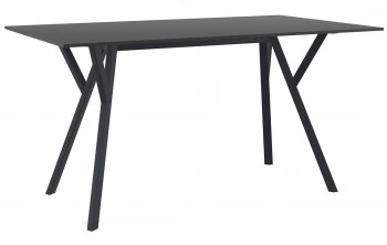 Prostokątny stół Max Table 140 do domu i kawiarni