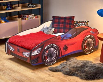 Łóżko samochód Spidermana Spidercar