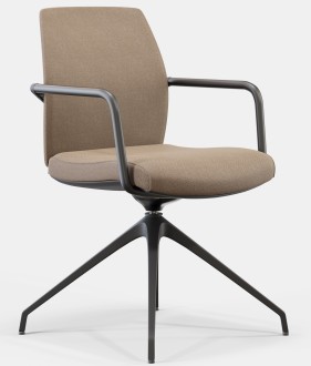 Nowoczesne krzesło konferencyjne Skill Soft S60 tapicerowane
