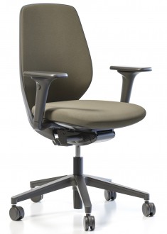 Obrotowe krzesło pracownicze Start Soft Black