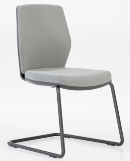 Krzesło konferencyjne na płozie Start Soft S50 tapicerowane