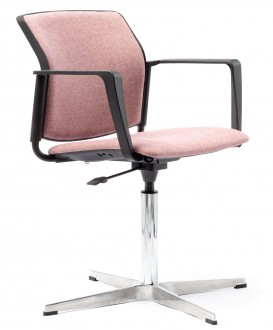 Obrotowe krzesło konferencyjne z regulacją wysokości 4job SOFT S90