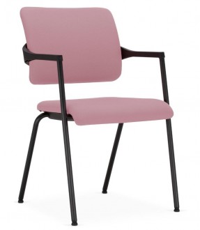 Tapicerowane krzesło konferencyjne na nogach 2ME 4L ARM