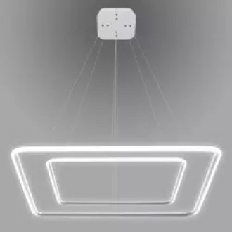 Lampa wisząca Ledowe Kwadraty No.2 In 4K biała 60 cm