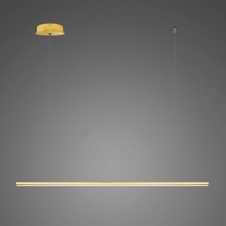 Złota lampa do jadalni Linea No.1B 3K 100 cm