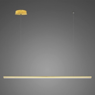 Złota lampa nad stół jadalniany Linea No.1B 3K 120 cm