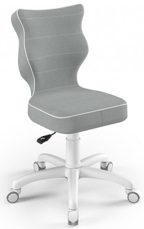 Obrotowe krzesło dziecięce Petit White rozmiar 4 (133-159 cm)