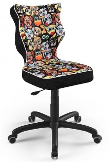 Obrotowe krzesło do biurka Petit Black rozmiar 6 (159-188 cm) wzory