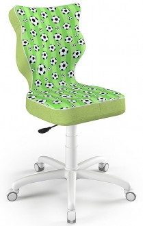 Obrotowe krzesło dla młodzieży Petit White rozmiar 6 (159-188 cm) wzory