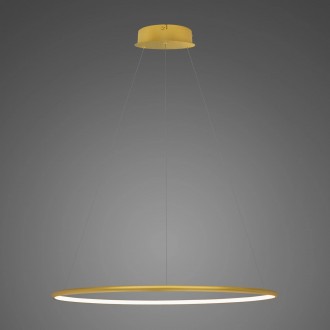 Lampa wisząca pojedyncza glamour Ledowe Okręgi No.1 In 60 cm