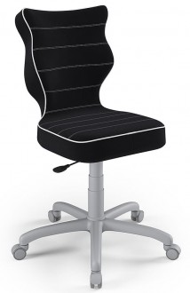 Krzesło biurkowe dla nastolatka Petit Grey rozmiar 5 (146-176,5 cm)