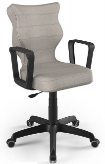 Ergonomiczne krzesło do biurka Norm Black rozmiar 6 (159-188 cm)