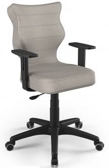Krzesło do biurka Duo Black rozmiar 5 (146-176,5 cm) regulowane podłokietniki