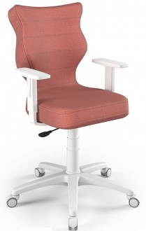 Ergonomiczne krzesło biurowe dla młodzieży Duo White rozmiar 6 (159-188 cm)