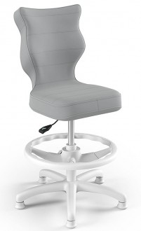 Krzesło dziecięce Petit biały Velvet 03 rozmiar 3 (119-142 cm) WK+P