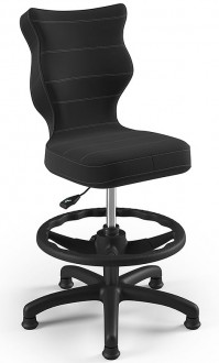 Krzesło dziecięce Petit czarny Velvet 17 rozmiar 3 (119-142 cm) WK+P