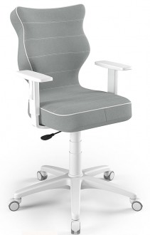 Obrotowe krzesło młodzieżowe Duo biały Jasmine 03 rozmiar 5 (146-176,5 cm)