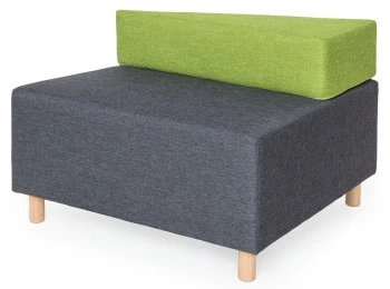 Sofa modułowa z oparciem do szkoły ZigZag