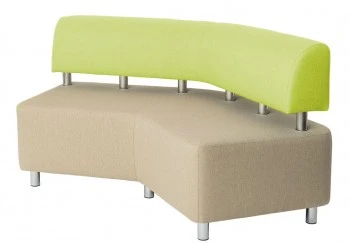 Sofa poczekalniana z oparciem 7010221 Fala 1