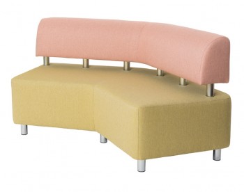 Sofa poczekalniana z oparciem 7010221 Fala 1
