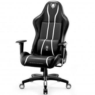 Fotel gamingowy Diablo X-One 2.0 King Size czarno-biały